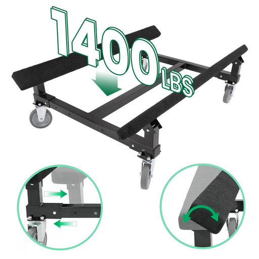DURAFORCE Watercraft Dolly 1400lbs for Kawasaki Sea-Doo Jet Ski Stand Storage Cart PWC