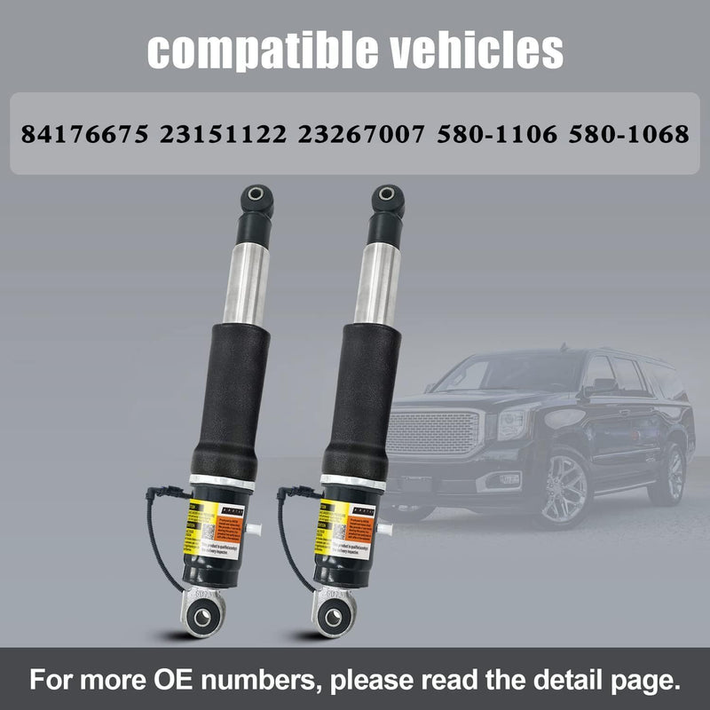 Rear Air Shock Absorbers MagneRide for Escalade Suburban Tahoe Yukon 2015-2020