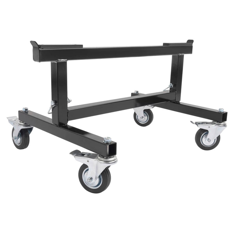 DURAFORCE Adjustable Chassis Stand for Sprint Midget Car 16-20in Locking Casters 2 Pieces