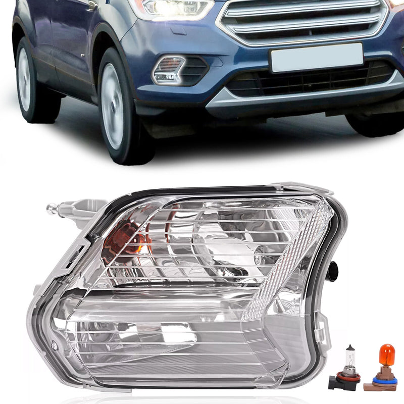 Passenger Right Side Fog Light Parking Lamp for Ford Escape Kuga 2017-2019