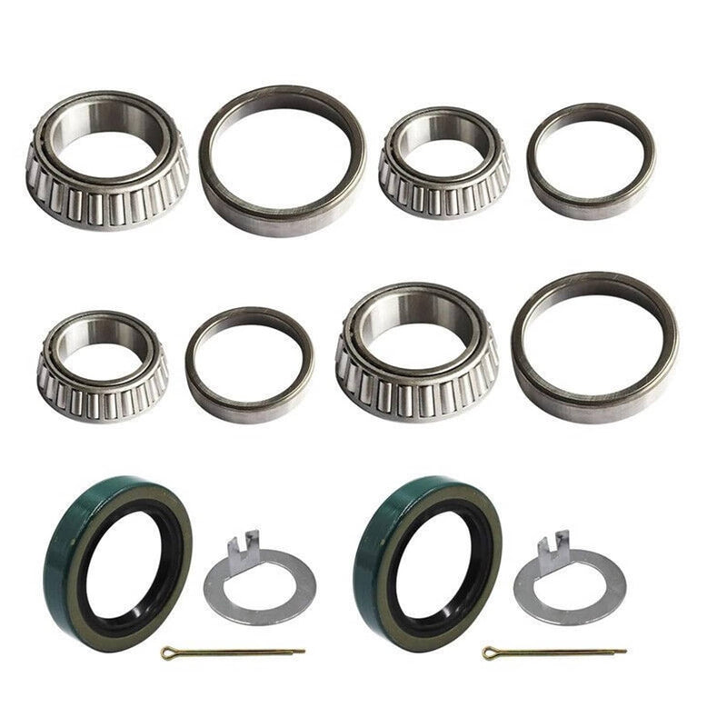 2 Set Trailer Bearing Kit Seals L44649 L44610 L68149 L68111 for 3500# Axle