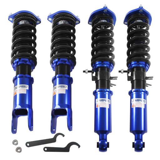 DURAFORCE Blue Coilovers Struts Suspension Kit for Infiniti G37 370Z 2009-2016 Adj Height