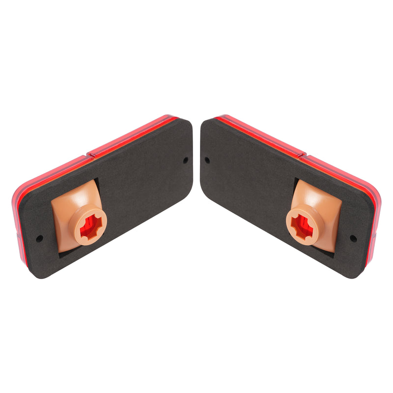 Rear Red Side Marker Lights for Chevrolet GMC C/K Pickup Trucks 1968-1972 Set