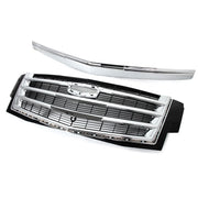 DURAFORCE For Cadillac Escalade 2015-2020 Hood Molding Trim+Front Grille w/Sensor Hole