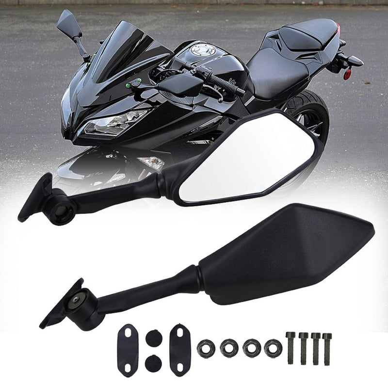 Rearview Side Mirrors Left Right for Kawasaki Ninja ZX6R 636 2011-2017 Pair