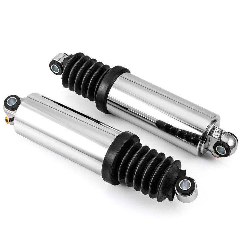 Road King FLHR Chrome Lowering 12" Air Shocks for Harley 1980-2017