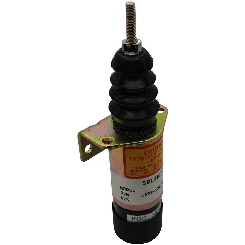 1502-12C2U1B2 Fuel Shutdown Solenoid 2 Terminals 12V 1500-2010 for Woodward 1502