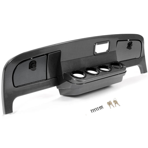 DURAFORCE Dash Assembly Cover Kit Carbon Fiber Style for EZGO TXT Golf Cart 1994-2013