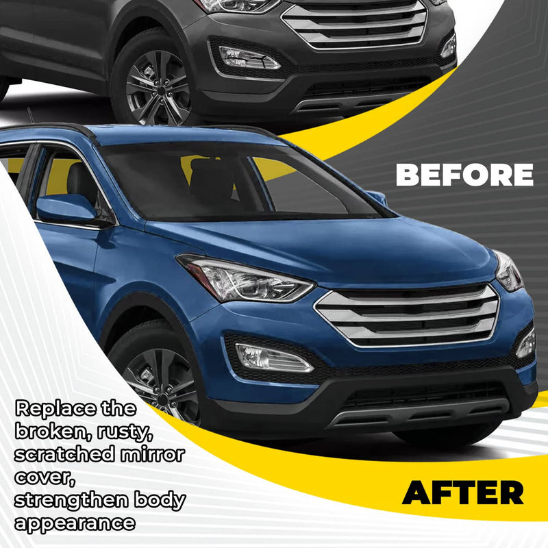 DURAFORCE Front Driving Fog Light Lamp Assembly for Hyundai Santa Fe Sport 2013-2016 Pair