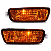 DURAFORCE Pair Bumper Turn Signal Lights for Toyota Tacoma 2001-2004 Driver Passenger Side