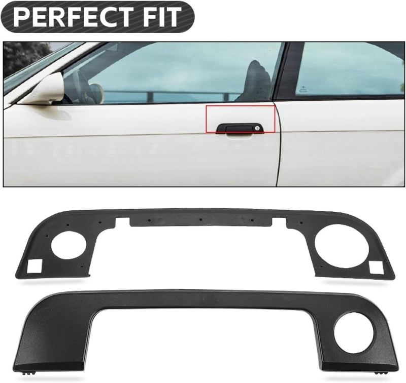 Front LH RH Exterior Door Handle Trim Cover with Seal for BMW E36 E34 Z3 323i M3