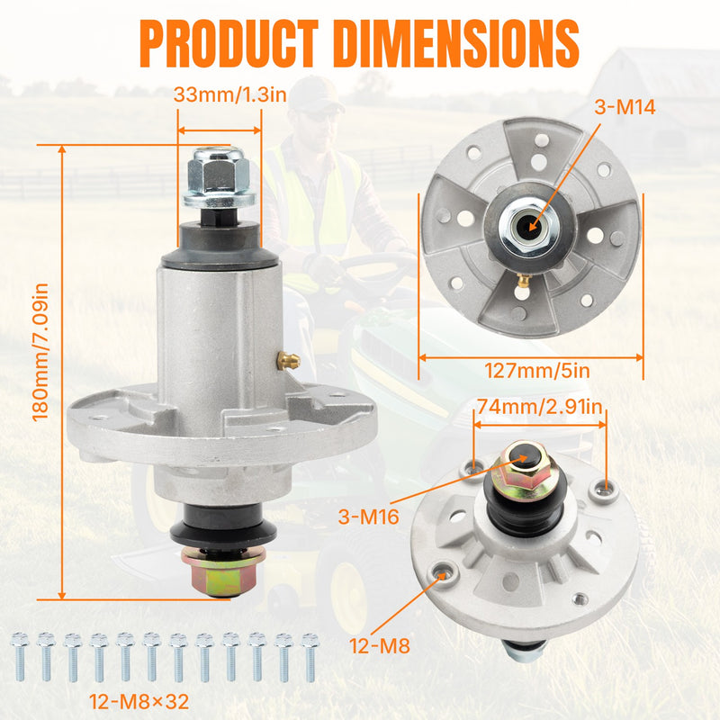 48 Inch Deck Rebuild Kit GY20454 GX21833 GX21784 for John Deere Mower