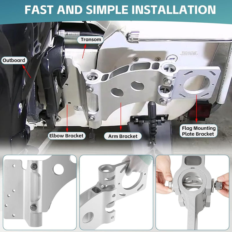 1810303 Talon Sandwich Adapter Bracket Heavy Duty Mount for Starboard