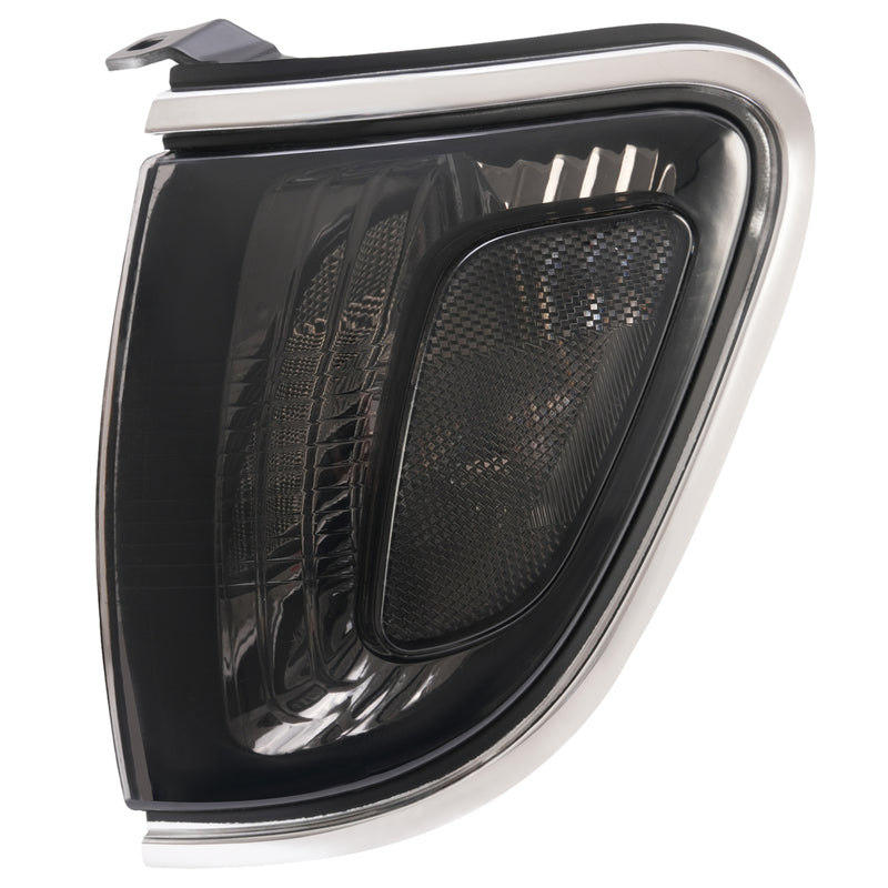 Smoke Lens Chrome Trim Corner Lights Lamps for Toyota Tacoma 2001-2004 Pair