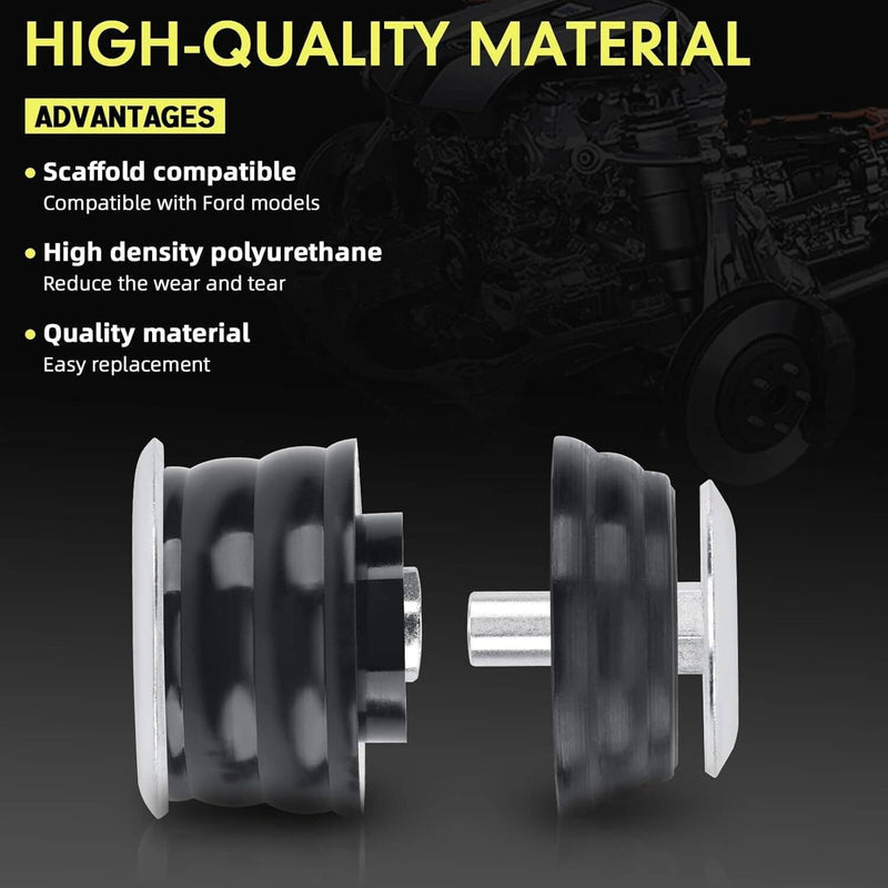 KF04058BK Body Cab Mount Bushings Kit for 99-07 Ford F250 F350 Super Duty Black