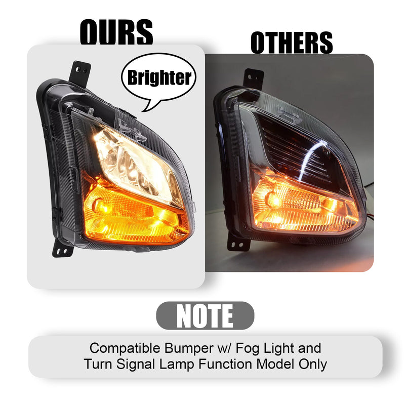 Fog Light Turn Signal Lamp With Wiring Bulbs for Chevy Equinox 2018-2021 Set