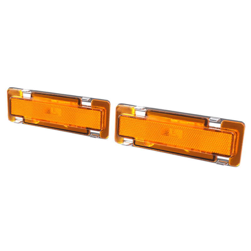 Yellow Lens Side Marker Lights for Chevy Camaro for Pontiac Firebird 82-92 2PC
