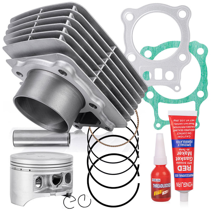 Cylinder Piston Gasket Top End Rebuild Kit for Honda Rancher TRX350 2000-2006