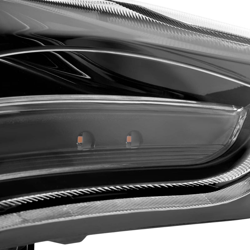 DURAFORCE LED Projector Headlights for Cadillac SRX 2010-2016 Left Right Black