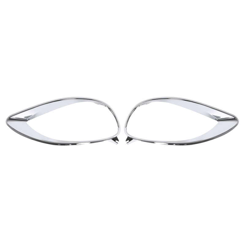 Chrome Headlight Bezel Trim Left & Right for Freightliner Columbia 2001-2017