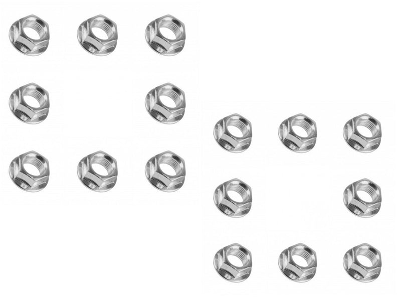 Wheel Flange Nuts 3/8-24 16 for Polaris 2010-2021 Ranger EV 2008-2014 RZR 800