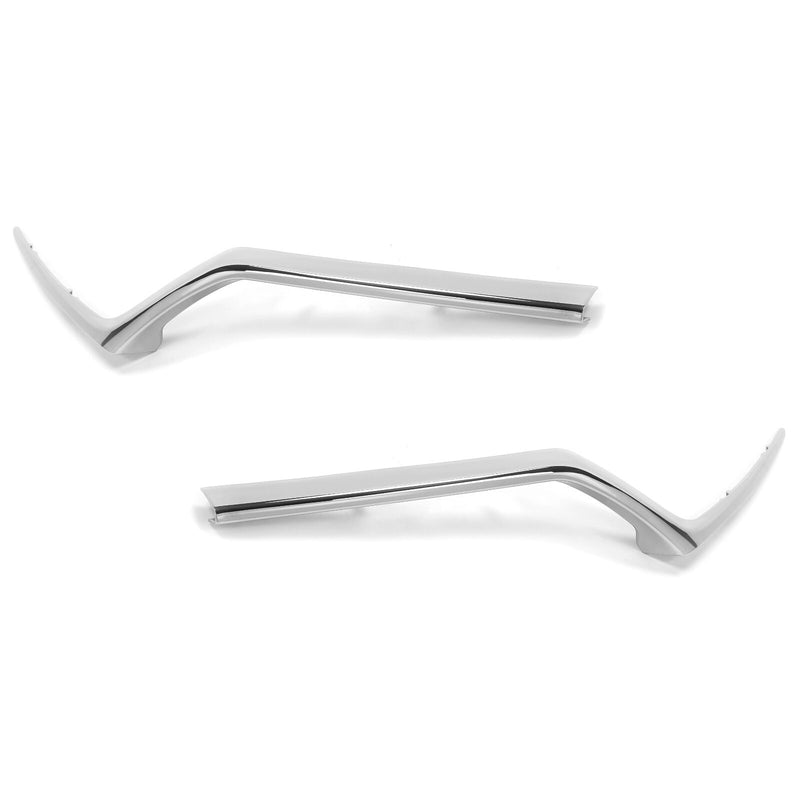 Chrome Trim Grille Headlight Molding for Honda CRV CR-V 2017-2019 Pair