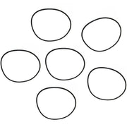 DURAFORCE 0765554 0335523 Cylinder Head Rubber O-Ring for Johnson Evinrude OMC 6Pcs