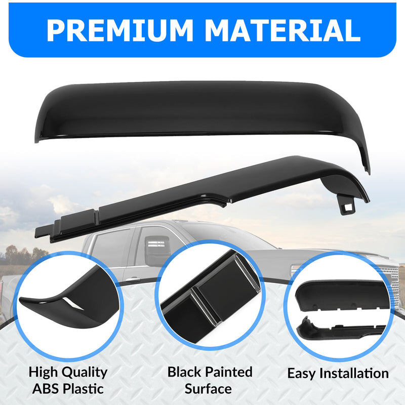 Side Mirror Cover Caps for Chevy Silverado for GMC Sierra HD 2500 3500 2020-2024