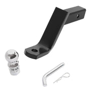 DURAFORCE Trailer Hitch Ball Mount With 2" Ball And Pin Fits 2" Receiver 7500 Lbs 6" Drop