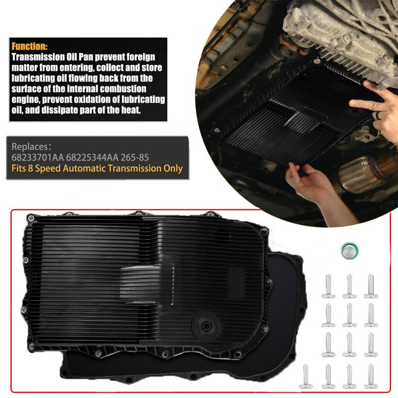 8HP70 Auto Transmission Oil Pan for Ram 1500 Charger Grand Cherokee
