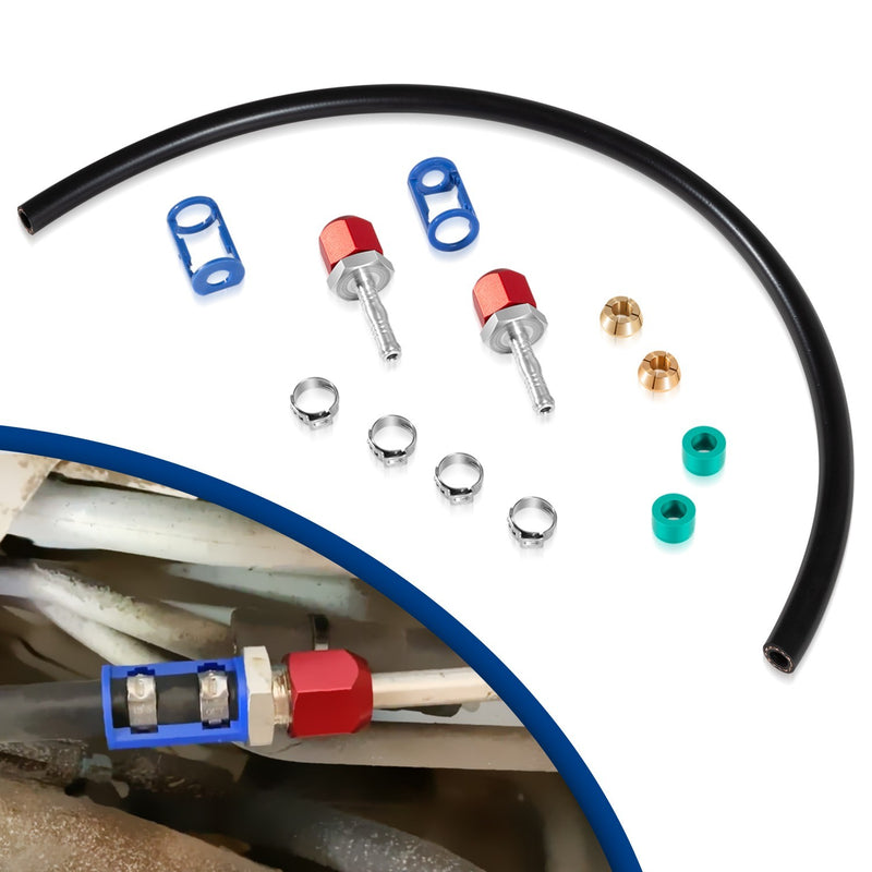 800-673 A/C Line Splice Kit for 5/16 in Line with No.6 Hose Line to Hose Repair