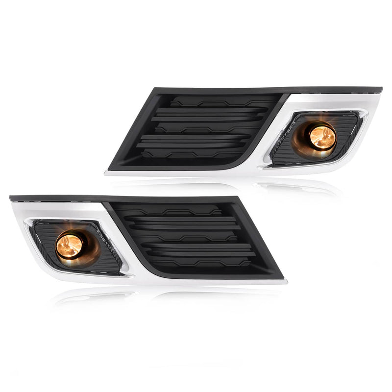 DURAFORCE Driving Fog Lights With Bezels for Chevrolet Traverse 2013-2017 Left Right
