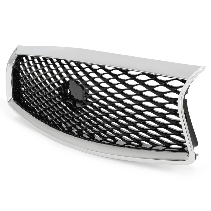 DURAFORCE Front Bumper Grille Grill Assembly for Infiniti Q50 2014 2015 2016 2017 Chrome
