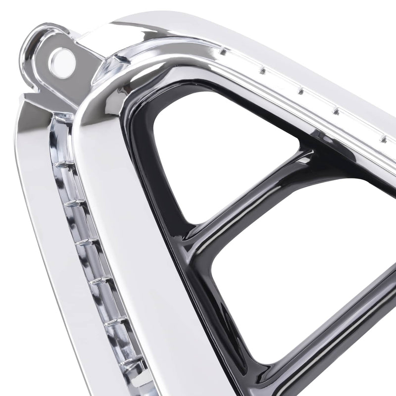 DURAFORCE Passenger Side Chrome Fog Light Trim Bezel Front for Kia Optima 2016-2018