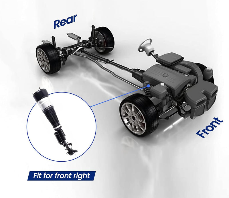 Front Right Air Suspension Strut for Mercedes 4-Matic 3.0L 4.7L 5.5L 2008-2014
