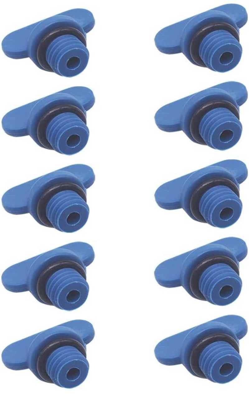 DURAFORCE 8M2000874 22-806608Q01 Manifold Block Drain Blue Plug Kit for Mercruiser 10X