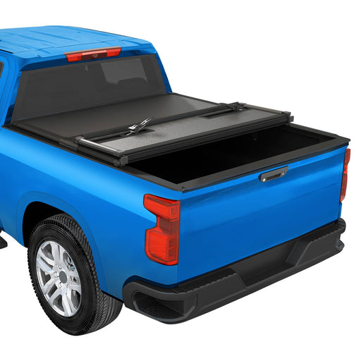 DURAFORCE 6FT Tri-Fold Hard Bed Tonneau Cover for Chevy Colorado GMC Canyon 2015-2024