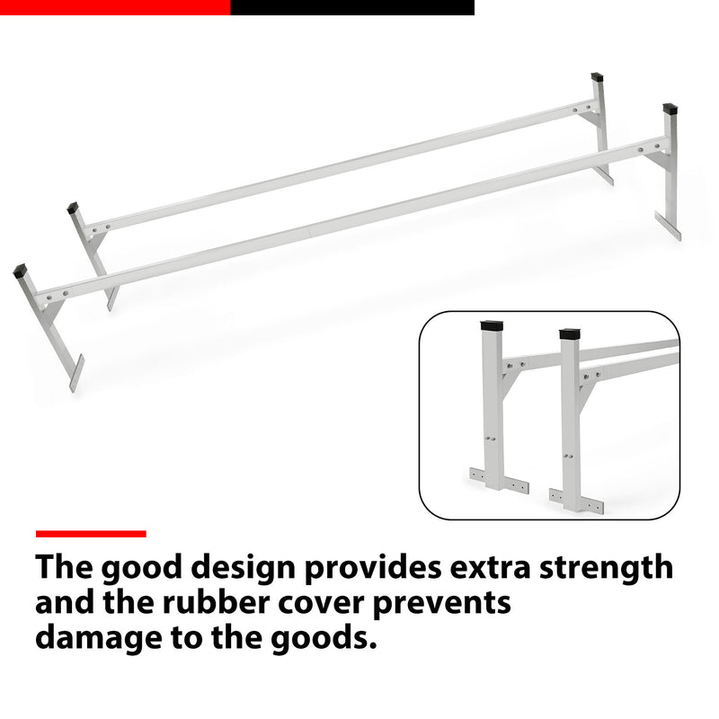 Adjustable Roof Mount Ladder Rack Bracket 400 lbs for Universal Trailer 4'-8.5