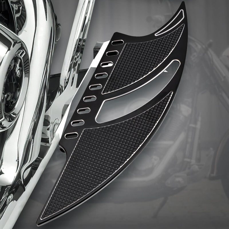 Motorcycle Front Floorboards Foot Pegs Footrest for Harley Softail Road Glide
