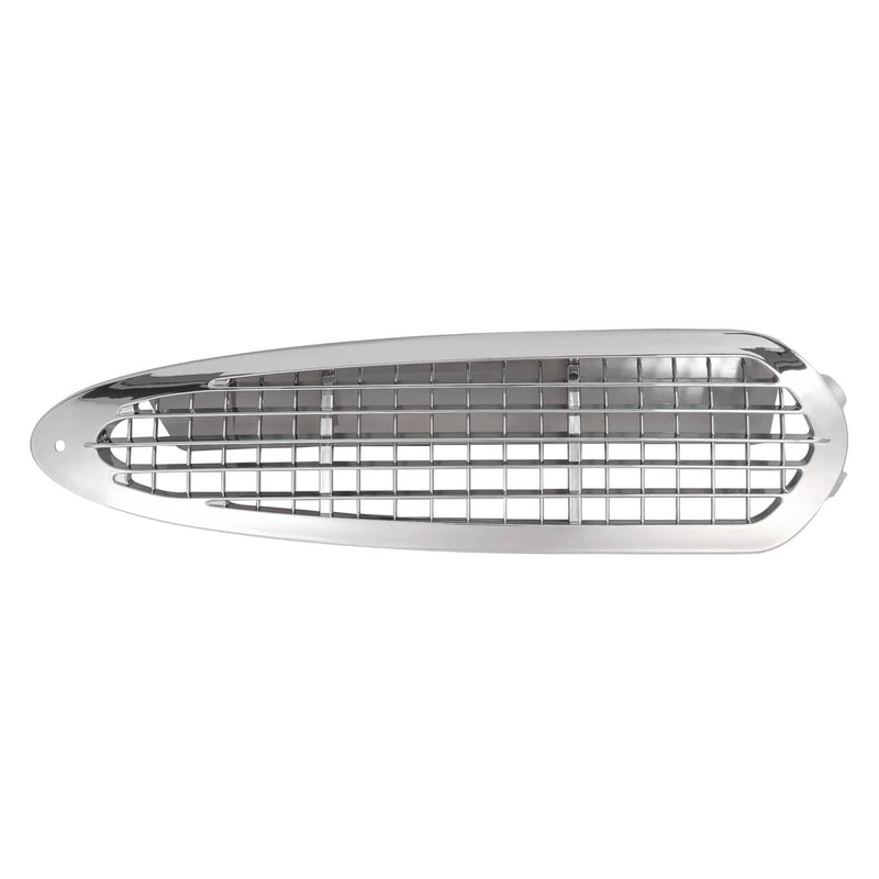 DURAFORCE Chrome Hood Side Grille Air Intake Vent Cover ABS for Freightliner M2 2002-2018