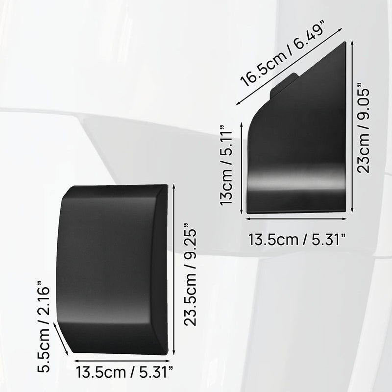 Fuel Door Gas Cap Hatch Cover Panel Moulding Trim for Ford Transit 2015-2020
