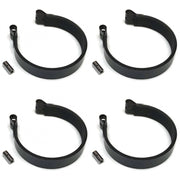 DURAFORCE Brake Band 4 3/16 Inch for Go Kart Cart Mini Bike ATV Quad Four Wheeler 4 Pack