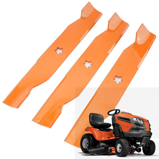DURAFORCE 180054 575938201 Mower Blades for Husqvarna Poulan 48 Inch Deck 3 Pack