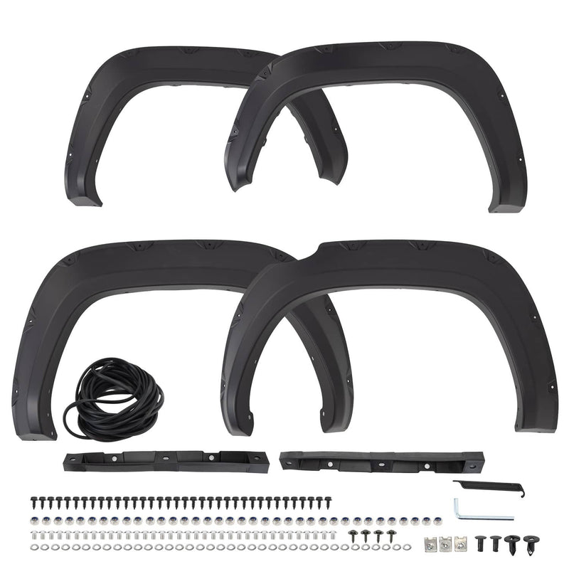 TO1790111 TO1791111 Front Rear Fender Flares for Toyota Tacoma 2016-2023