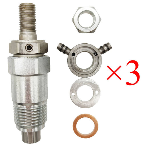 DURAFORCE 3X Fuel Injector for Kubota B8200 B6100D B6100E B6200D B6200HSTE B7100HST