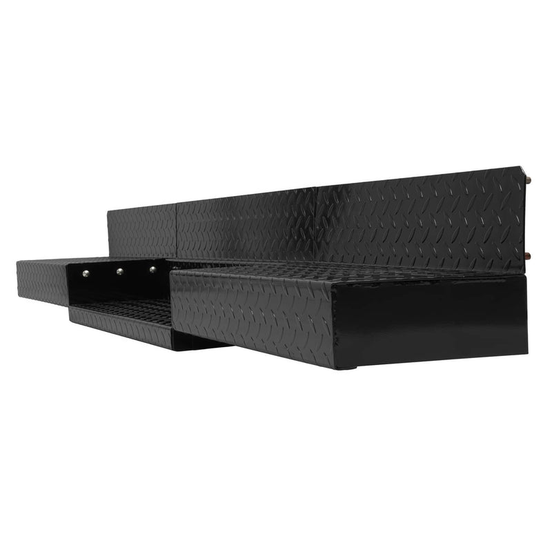 DURAFORCE Rear Step Bumper 83" Black Universal Screw-On for Enclosed Utility Body