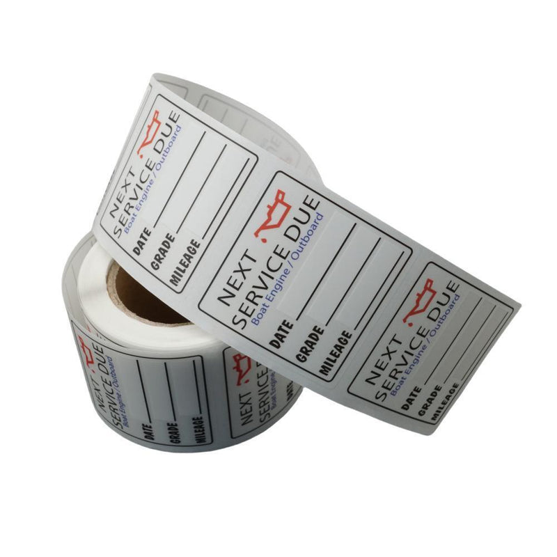 Oil Change Stickers Next Service Due Reminder Sticker Roll Window Decals 200 Pcs