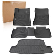DURAFORCE TPE Floor Mats Liners Trunk Cargo Liner for Nissan Altima 2019-2025 4Pcs Set