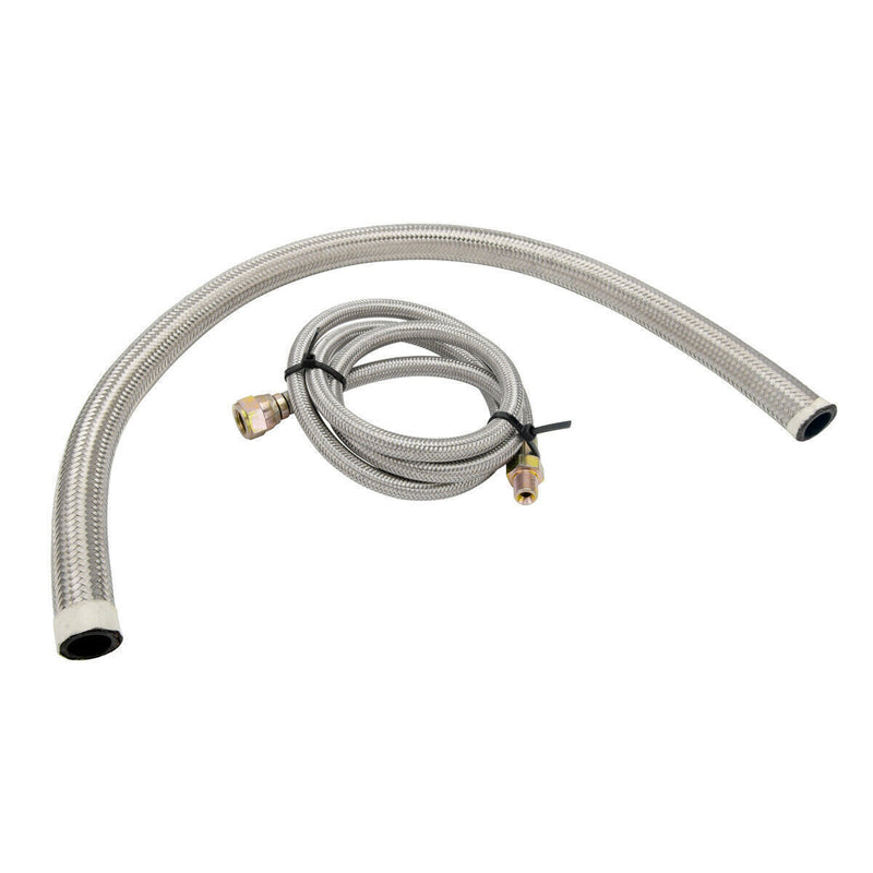 Turbo Oil Drain Return Line Feed Kit for T3 T4 T70 T66 GT35 Turbocharger