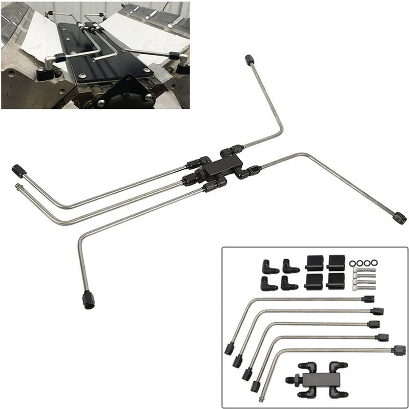 Stainless Steel Coolant Crossover Steam Vent Kit Parts for LS1 LS2 LS3